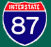 Adirondack Northway: I- 87 Badge